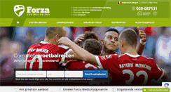 Desktop Screenshot of forzavoetbalreizen.be